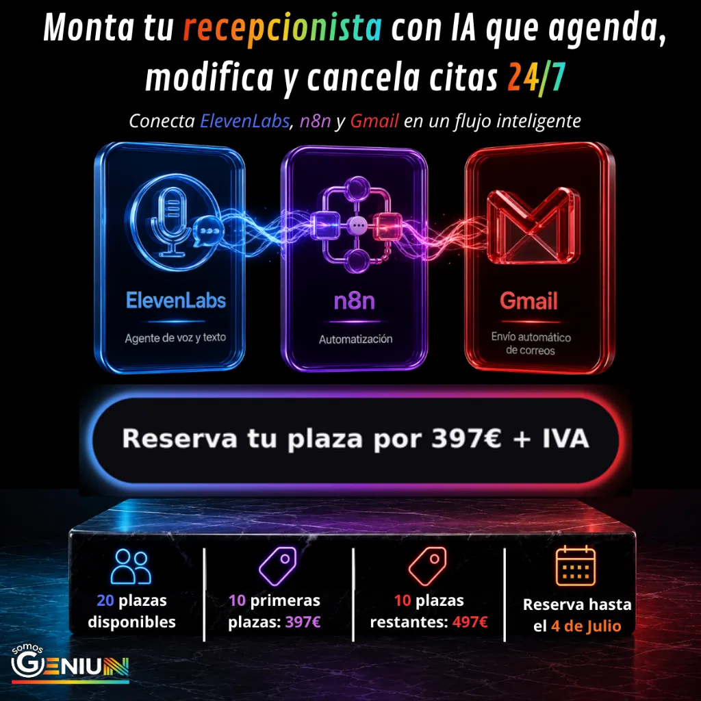 Agente IA 24/7 - plazas restantes